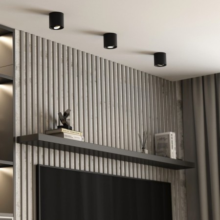 Lamp ceiling Elektrostandard, Orsa Led 10 W, 85x85x80 mm, IP20, black color-3