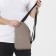 Bag sling ZFTS, textiles, beige color