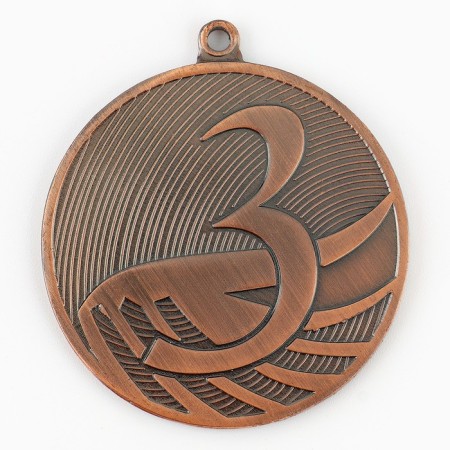 Prize medal 001 diam 5cm. 3rd place. The color of bronze. Without a tape-1