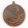 Prize medal 001 diam 5cm. 3rd place. The color of bronze. Without a tape
