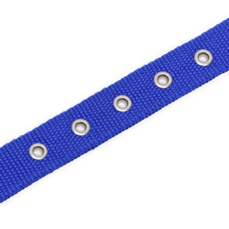 Two -layer collar with a swivel 58 x 3 cm, polyester, blue-8