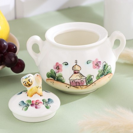 Sugar "Musya" with a lid, 250 ml-1