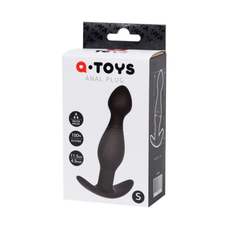 Anal plug Toyfa A-Toys, Cilicon, Black Color, 11.5 cm, D = 2.8 cm-4