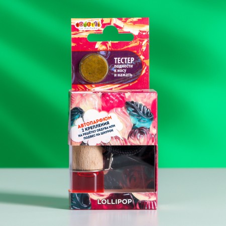 Lollipop suspension flavor, berry caramel, with a clip for a deflector, 5 ml, WAK-01