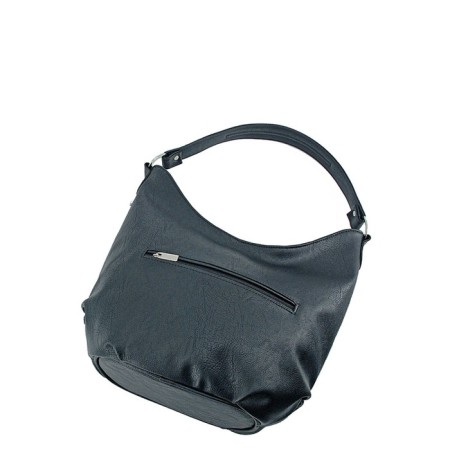 Bag bag with zipper, dark blue color-1