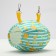 Suspended tunnel-house "bananas", 18 x 14 x 14 cm