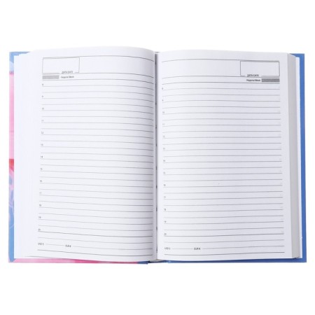 The diary of a low -up A5 160 sheets, cardboard 7BC, matte lamination, selective varnish, Beauty and Shine-7