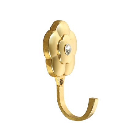 One -rod hook for curtains Cappio KC117, color gold, 2 pcs-3