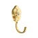 One -rod hook for curtains Cappio KC117, color gold, 2 pcs