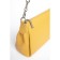 Bag Cross-Body Women's, genuine leather, Ludor yellow, 25x9x17 cm