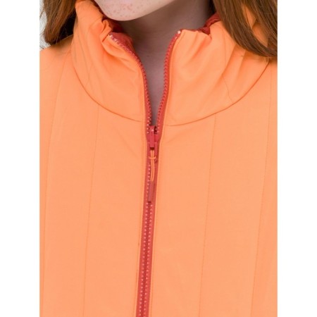 Vest for girls, height 128 cm, orange color-5