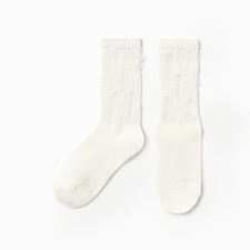 Women's socks minku, white color, rr 36-41