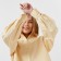 Women's suit (shirt, shorts) minku: overSize color beige, size 42