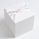 The folding box is white, 10 x 10 x 10 cm, set 10 pcs.