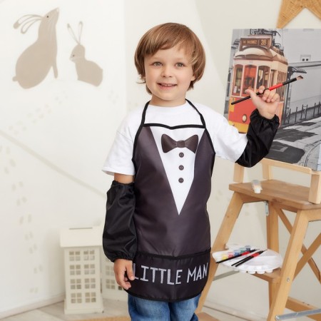 Apron with overshielders Children's Ethel "Little Man", 49 x 39 cm