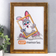 Photo frame plastic 21x30 cm 1066 bronze