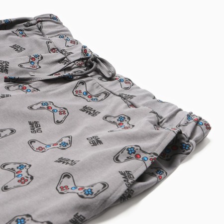 Pajama men's kaftan "game" size 54, black-8
