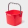 Differential bucket, 7.5 l, 25.2 × 25.5 × 18.7 cm, red