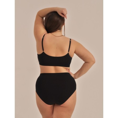 Female top on adjustable straps with cups Top with Cup, size 52-54, black color-3