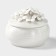 Ceramic Bank for spices "Flowers", 180 ml, white color