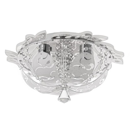 Economic light chandelier with PDU 33101/3 3x40W E27, LED backlight, chrome, 40x40x19 cm-1