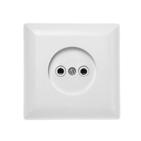 Rosette "Elect" RS 16-038, 16 A, 250 V, single, hidden, without salary, white-2