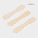 Wooden sticks for ice cream shares, 9.4 × 1.5-1.7 cm, 50 pcs