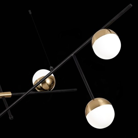 Ceiling Ceiling ST LUCE. SL1507.422.06. Albero. 6x5 watts, G9, 4000k, 163.5x20x75 cm, black color-6