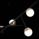 Ceiling Ceiling ST LUCE. SL1507.422.06. Albero. 6x5 watts, G9, 4000k, 163.5x20x75 cm, black color