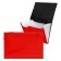 Folder file Calligrata Top Deluxe 13 Department. A4 plastic 1.0mm is red. Cut in color