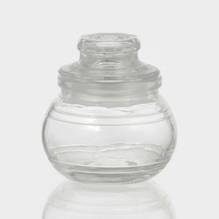Glass Bank for bulk products "Barrel", 130 ml, 8 × 8.8 cm