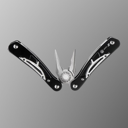 Stinger multitule with a nylon cover, 13 functions, steel, aluminum, silver-black-2