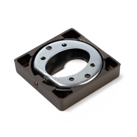 Lockland cylinder overlay, square, graphite, kit.-4