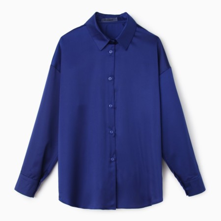 Female shirt, blue color, size m (44)
