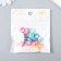 Beads for the creativity of PVC "Yin-Yang on a circle" Color set 20 pcs 1x1x1 cm
