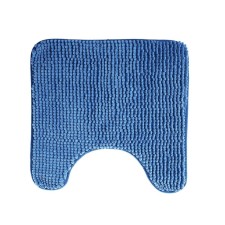 Toilet rug, Shenill, 45x45 cm, from microfiber, blue