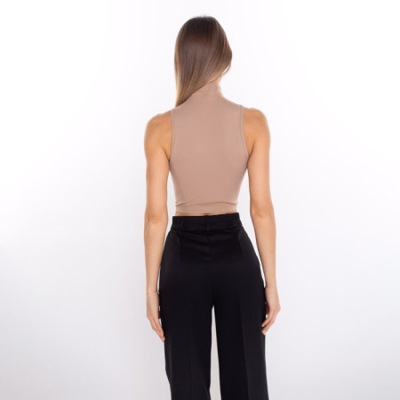 Top female, beige color, size 46 (l)-4
