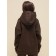 Children's sweatshirt, height 122 cm, chocolate color