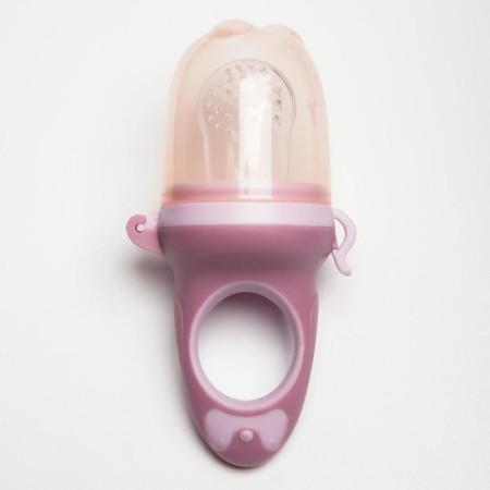 Nibbler for feeding with silicone mesh "bow", color mix-2