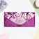 Money envelope "On Birthday!" Lilac branch, software, embossing, 19 x 9 cm