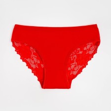 Cowards women's slips, red color, size 44-46