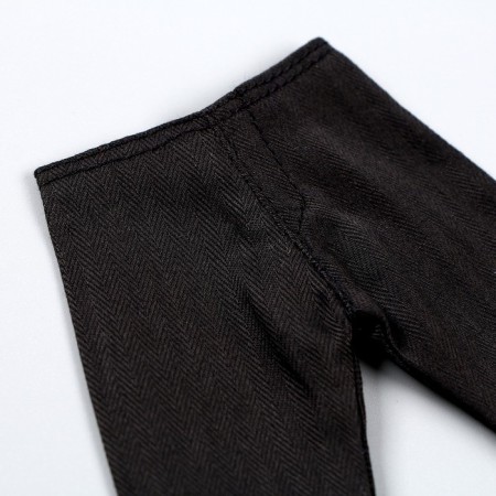 Jeans for puppet men, length - 18 cm, black color-5