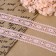 Capricon lace, 22 mm × 10 ± 1 m, pale pink color