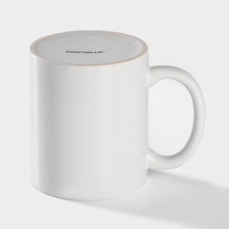 Homeleon mug ceramic shade “Energy charge”, 350 ml, white color-4