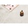 Plush mat Sofi de Marko, size 150x150 cm, cream color