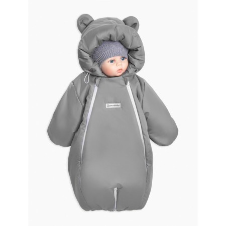 Snowy Travel transformer overalls winter, height 68 cm, color gray color-1