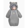 Snowy Travel transformer overalls winter, height 68 cm, color gray color