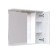 Cabinet-mirror suspended SANSTAR "Volga 70" White