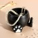 Interior item "Circle with paws" black, white paws 7x12.5 cm