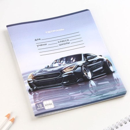 A notebook of 18 sheets A5, on the paper clip “September 1: Grey”, 5 types of mix, whiteness 96%.-9